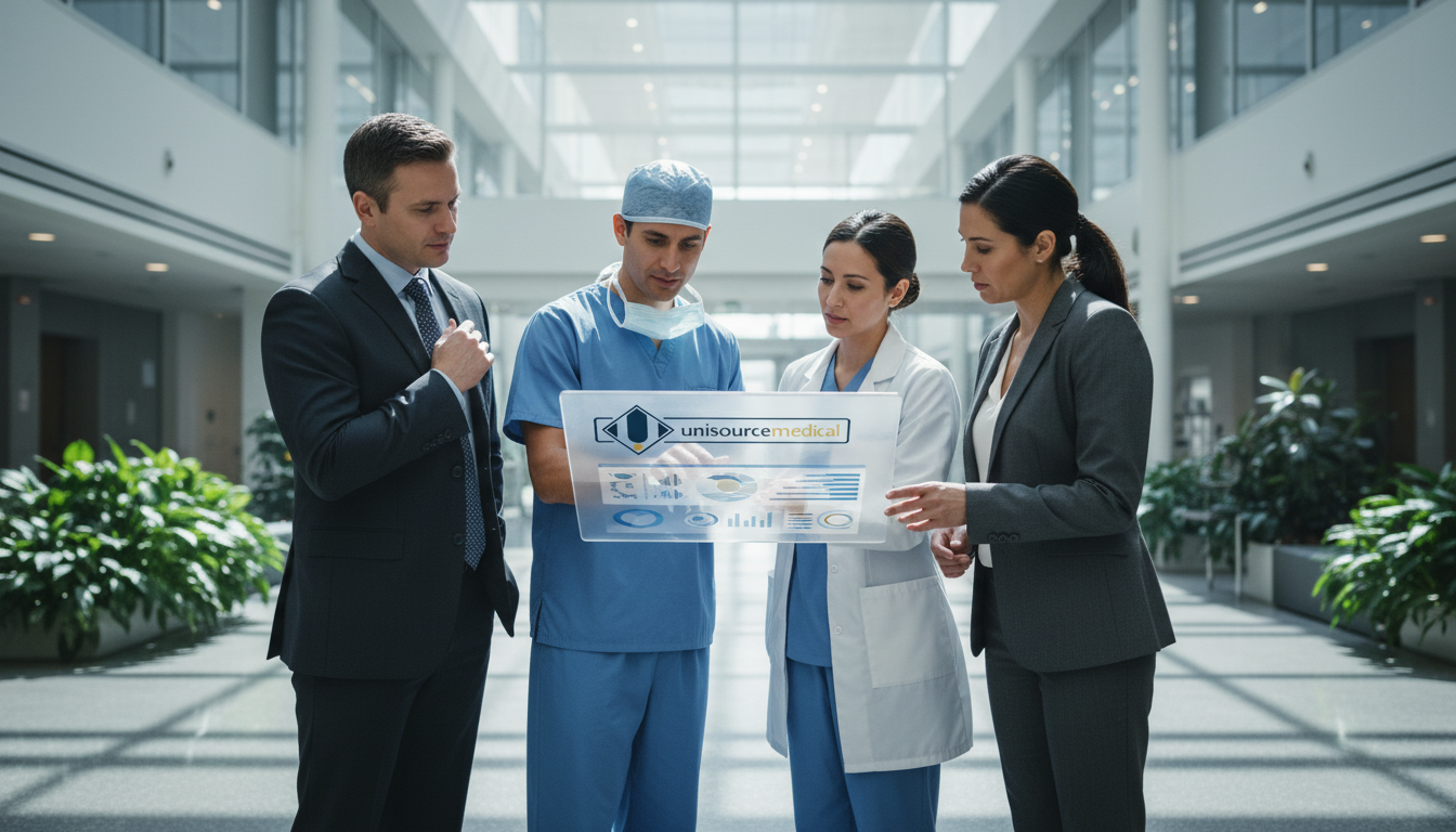 Medical team collaborating